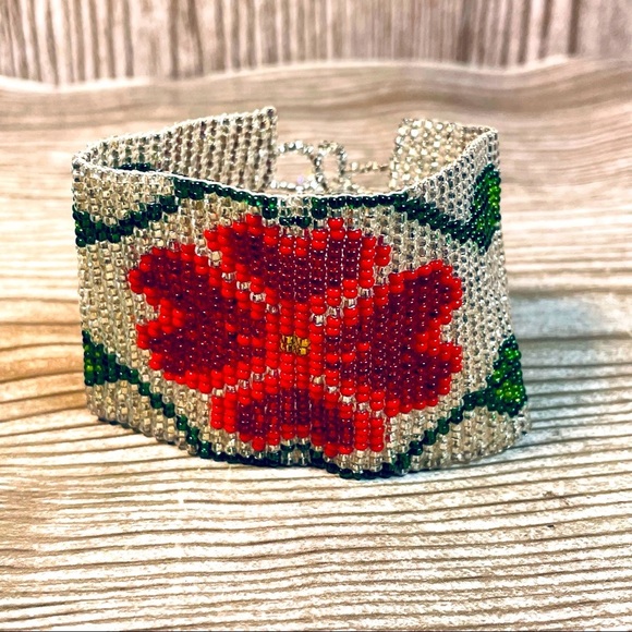 None Jewelry - Beaded Cuff Bracelet